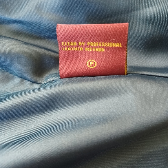 {Hal Rubenstein} Two-tone Leather Jacket in Navy - Picture 7 of 8